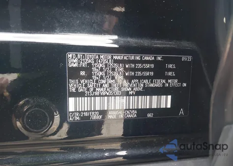 2023 Toyota Rav4 Adventure from USA, damaged, VIN 2T3J1RFV8PW351303